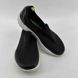 Oofos Oomg 2 Huali Walking Athletic Slip On Shoes Black Women Sz 7 (Q1-3312021)